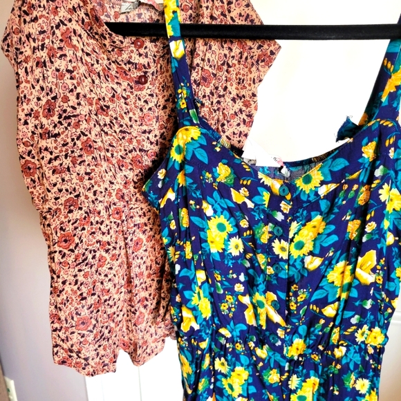 Tops - Tank tops with button accents